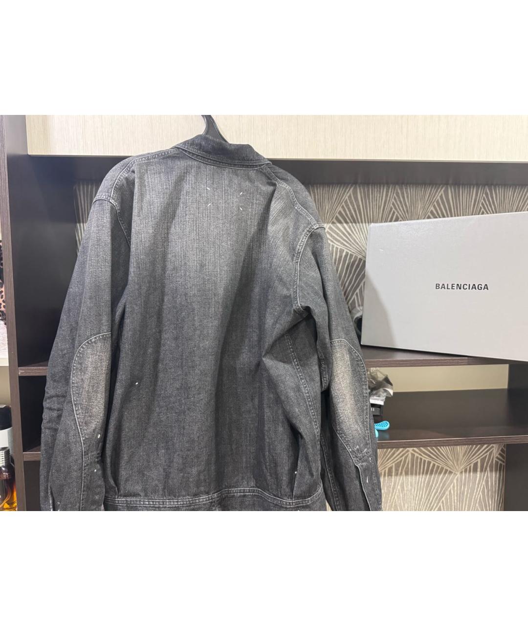 MAISON MARGIELA Серая хлопковая куртка, фото 2