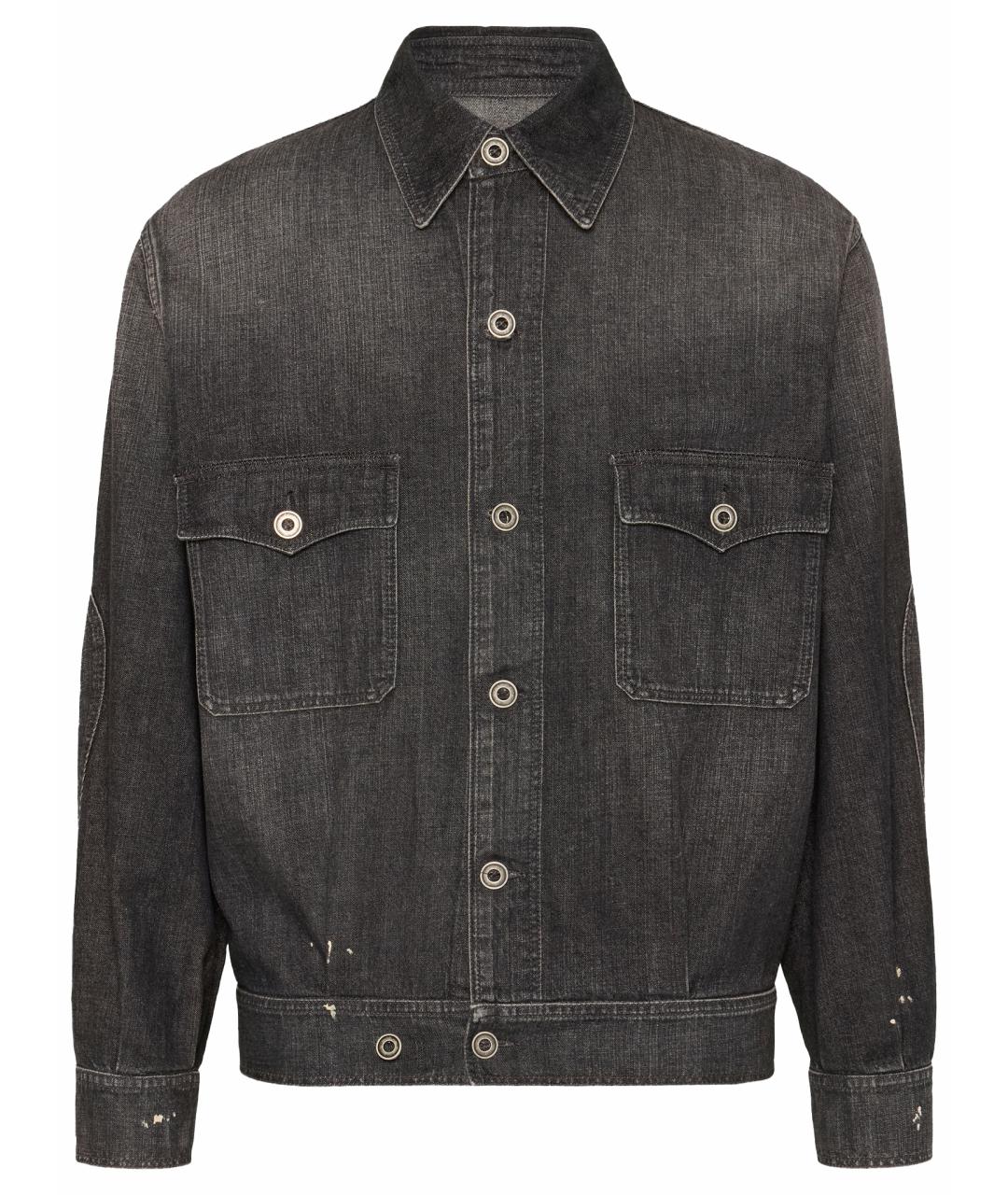 MAISON MARGIELA Серая хлопковая куртка, фото 1