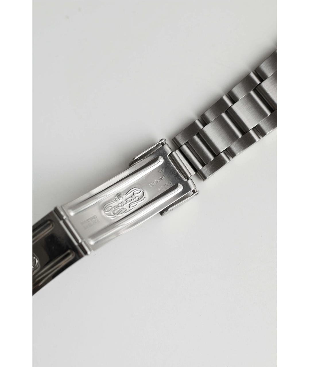 ROLEX Черные металлические часы, фото 6