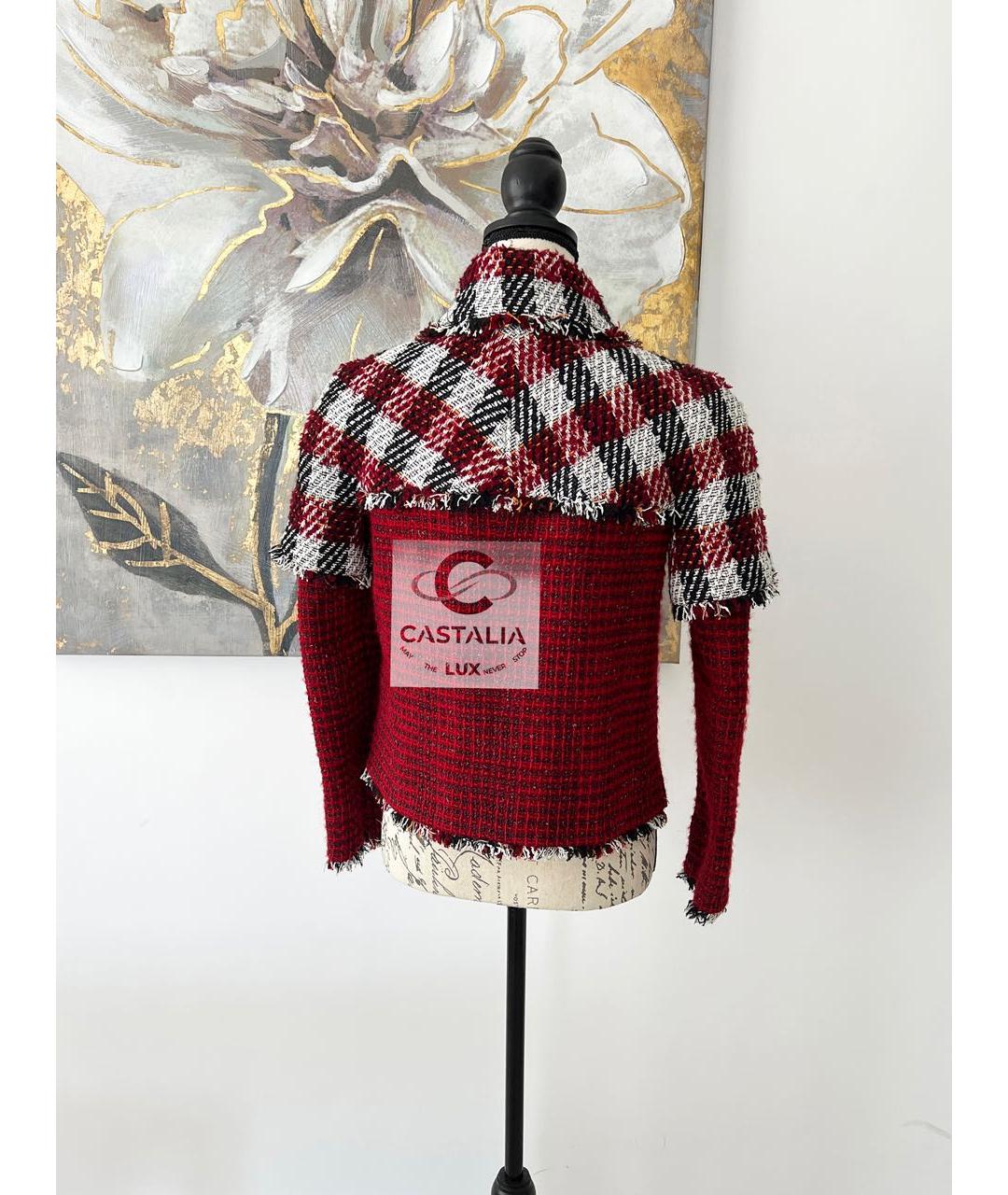 CHANEL Мульти твидовый жакет/пиджак, фото 8