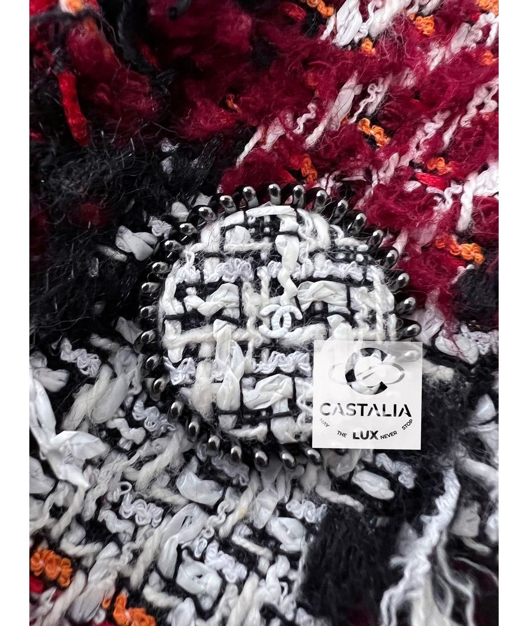 CHANEL Мульти твидовый жакет/пиджак, фото 7