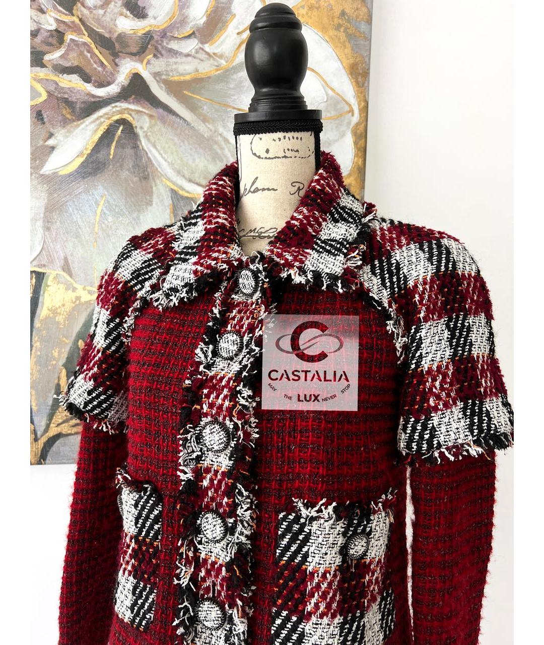 CHANEL Мульти твидовый жакет/пиджак, фото 6