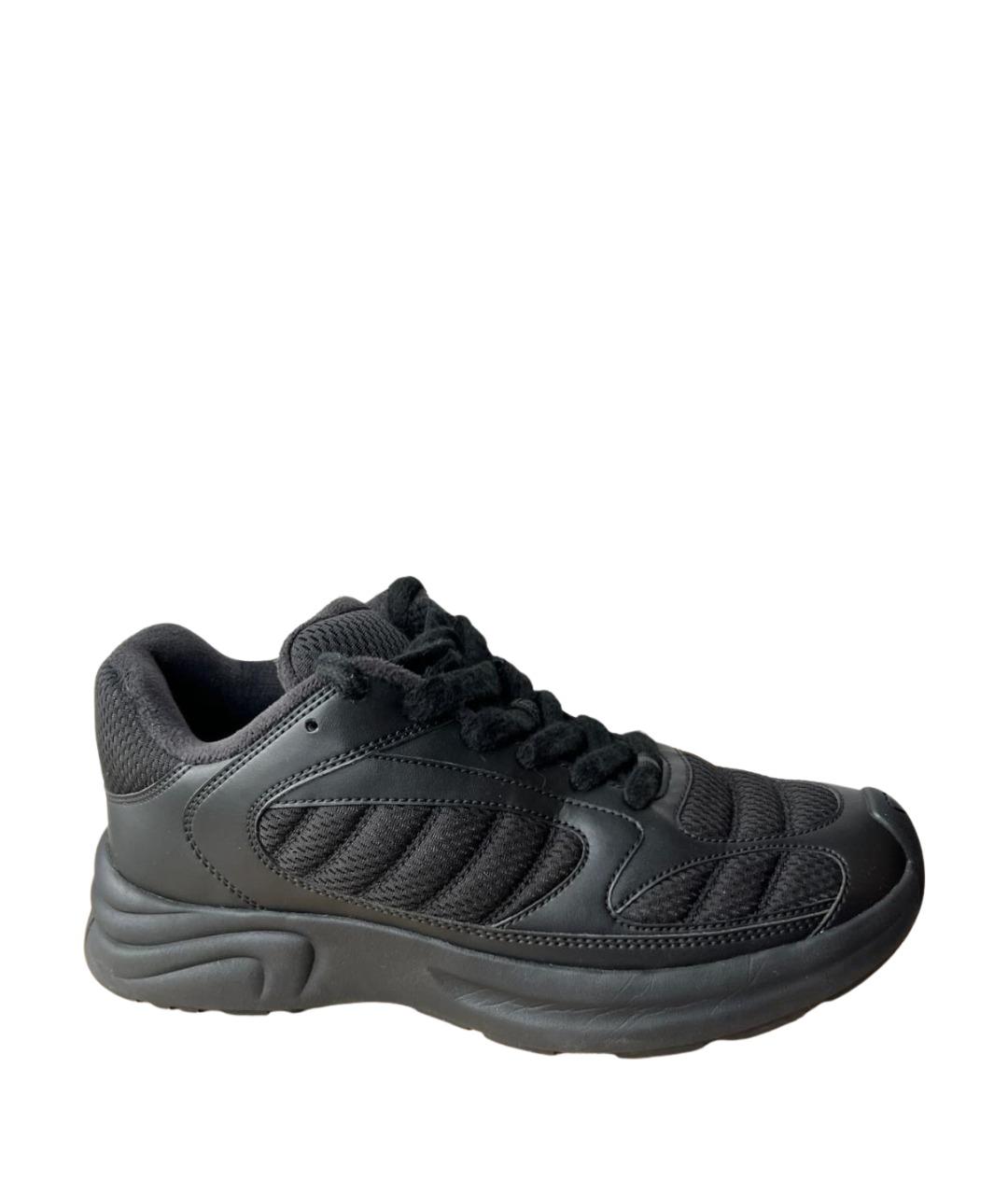 AMI ALEXANDRE MATTIUSSI Черные низкие кроссовки / кеды, фото 1