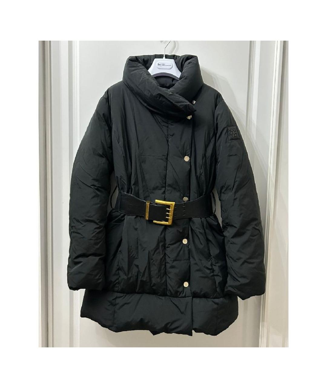 ELISABETTA FRANCHI Черный пуховик, фото 10