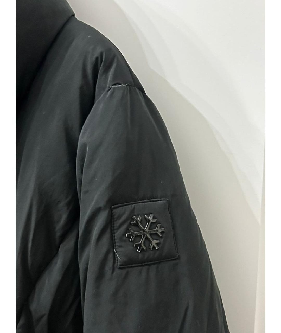 ELISABETTA FRANCHI Черный пуховик, фото 8