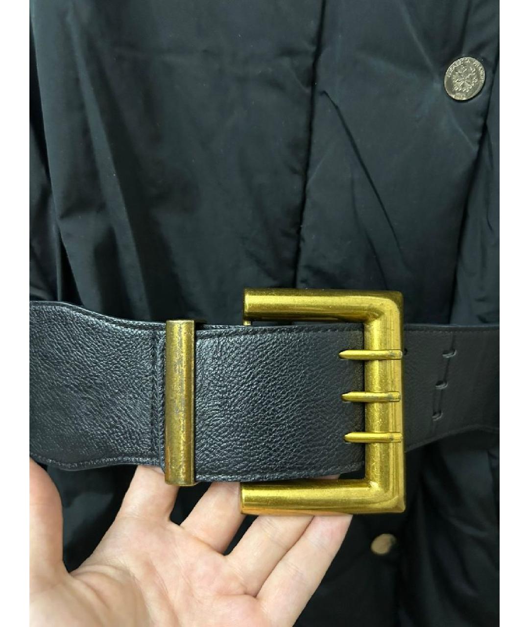 ELISABETTA FRANCHI Черный пуховик, фото 7