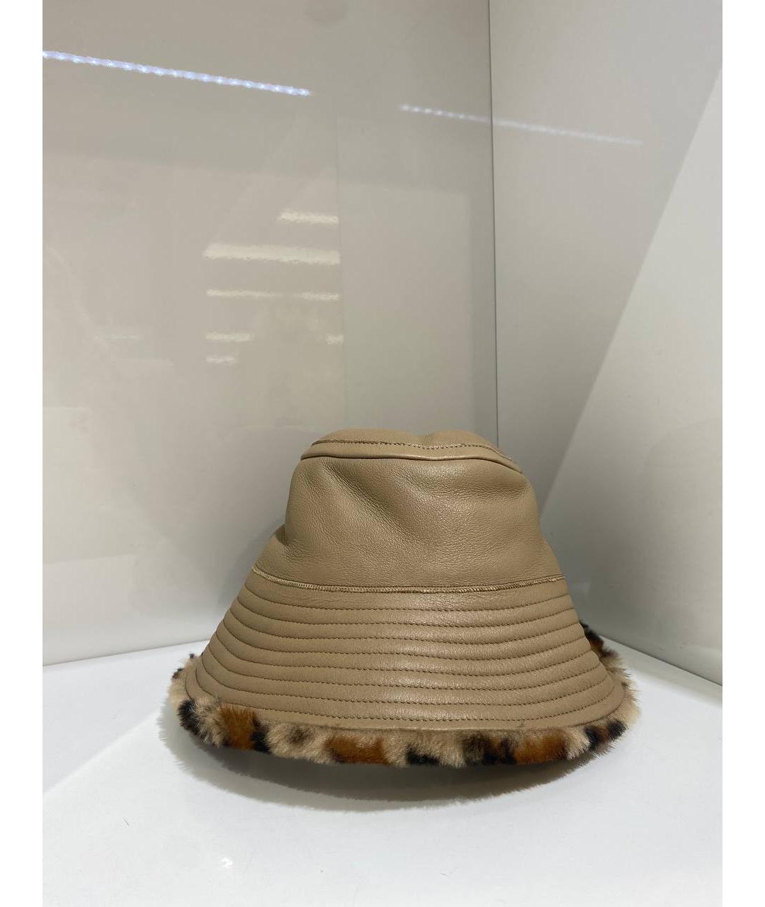 YVES SALOMON Бежевая панама, фото 2