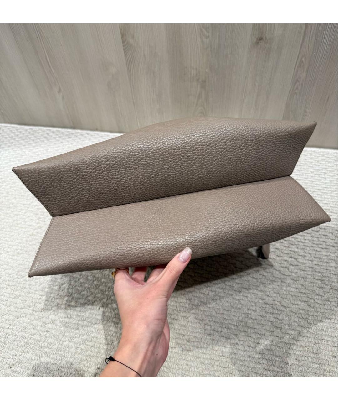 TOM FORD Бежевая кожаная сумка через плечо, фото 5