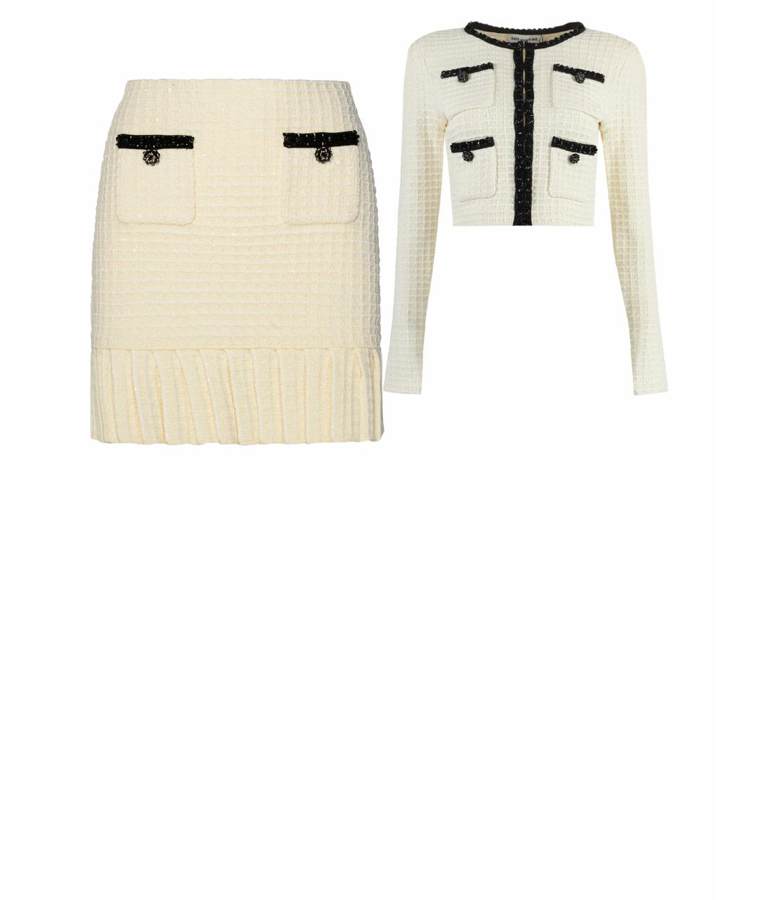 SELF-PORTRAIT Белый костюм с юбками, фото 1