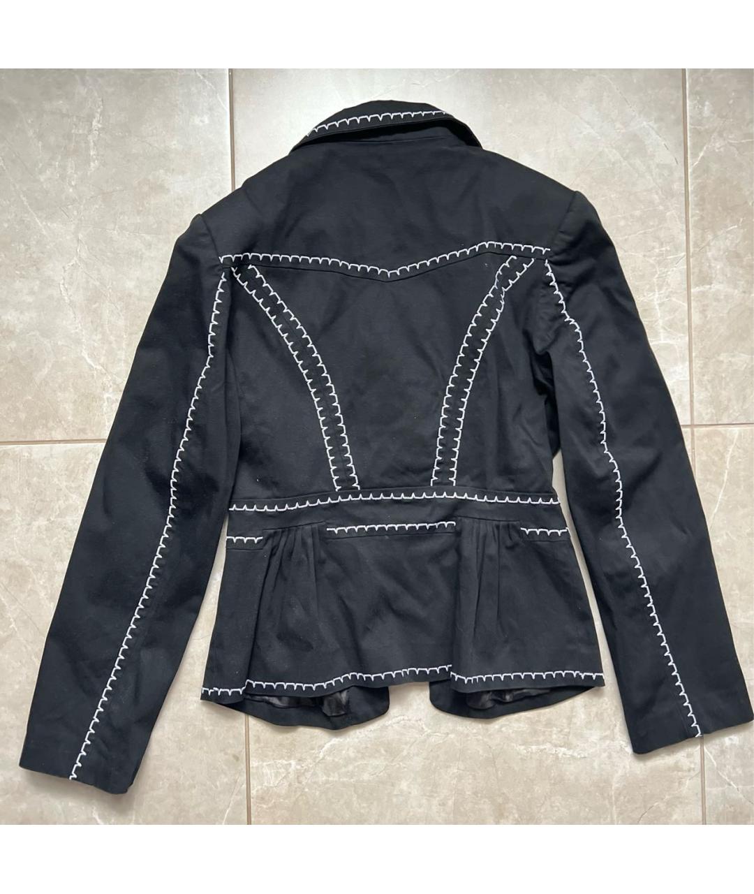 MARC JACOBS Черный хлопковый жакет/пиджак, фото 2