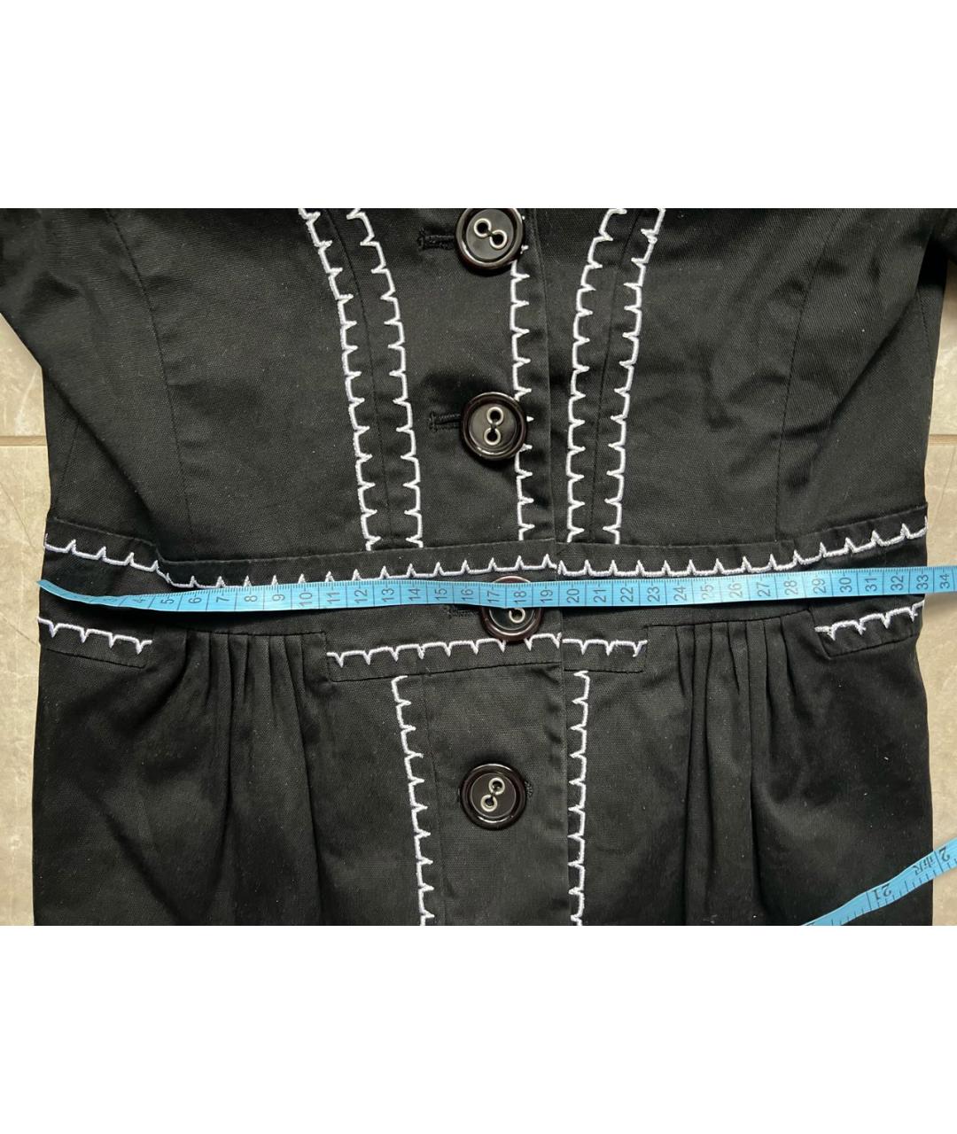 MARC JACOBS Черный хлопковый жакет/пиджак, фото 7