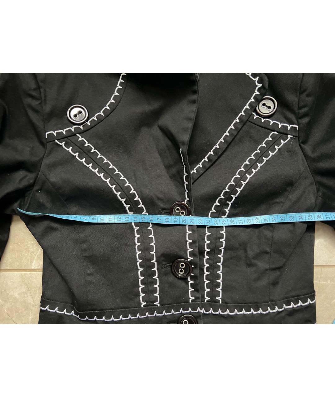MARC JACOBS Черный хлопковый жакет/пиджак, фото 6