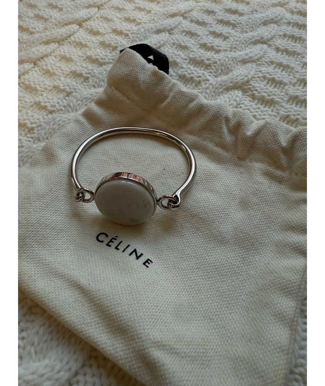 CELINE Серебряная металлическая булавка / брошь, фото 2