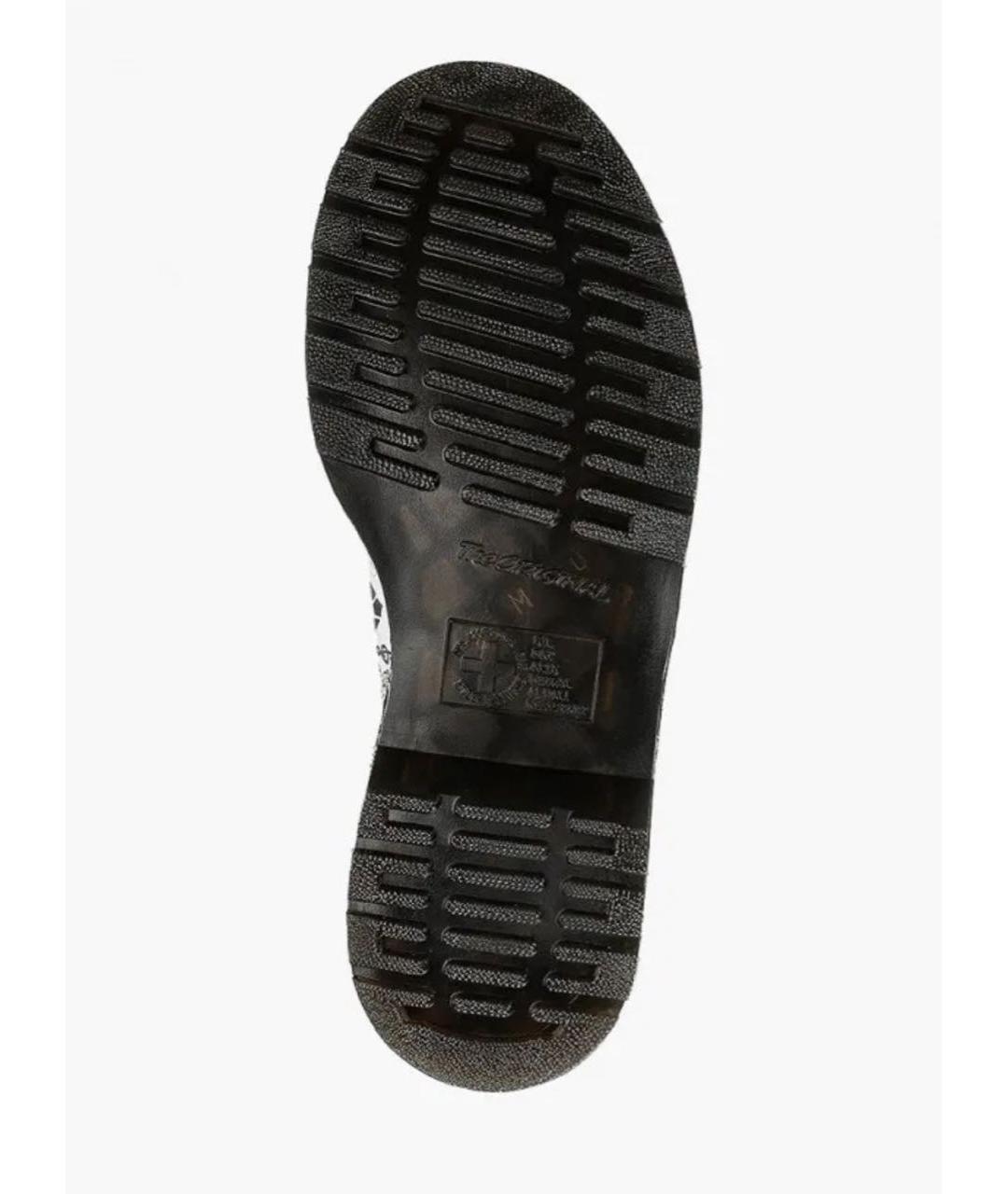 DR. MARTENS Белые кожаные брогги и оксфорды, фото 5