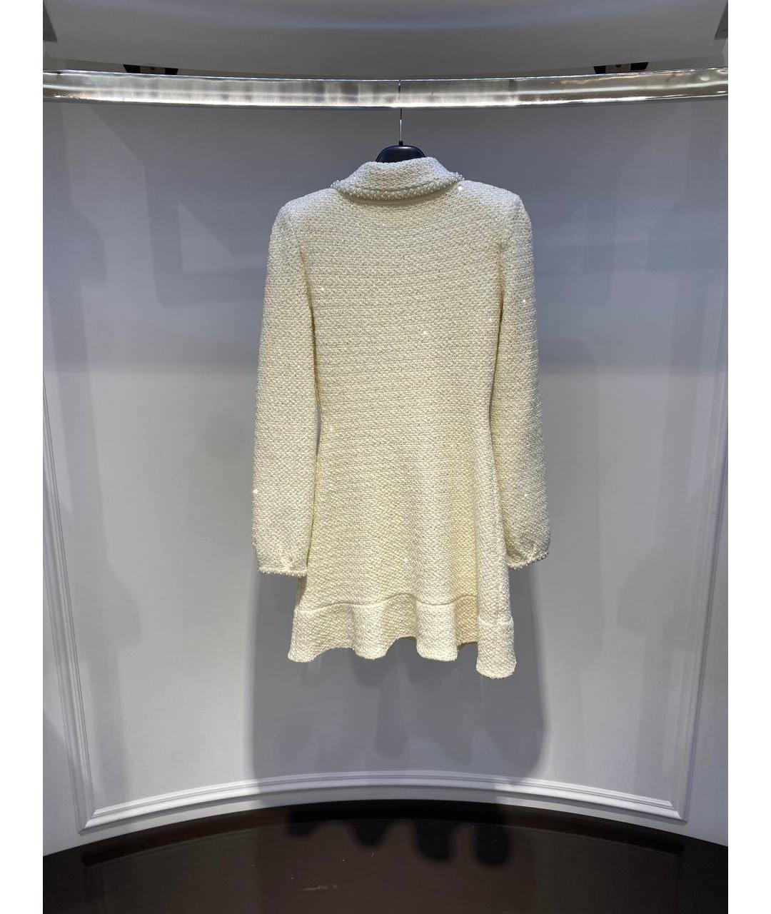 SELF-PORTRAIT Белое повседневное платье, фото 3