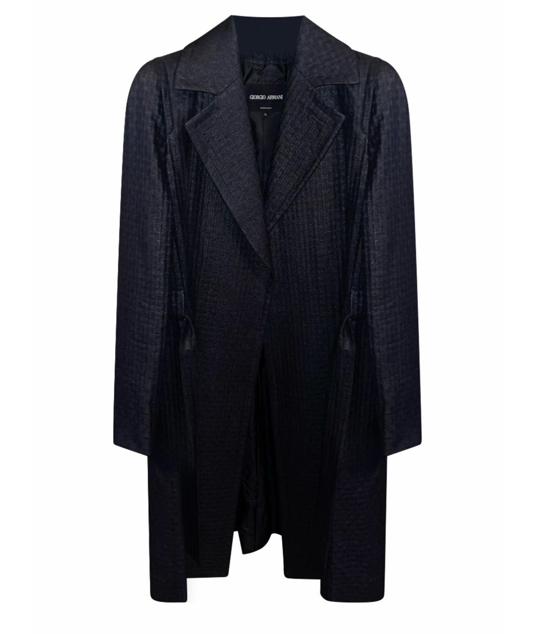 GIORGIO ARMANI Черное пальто, фото 1