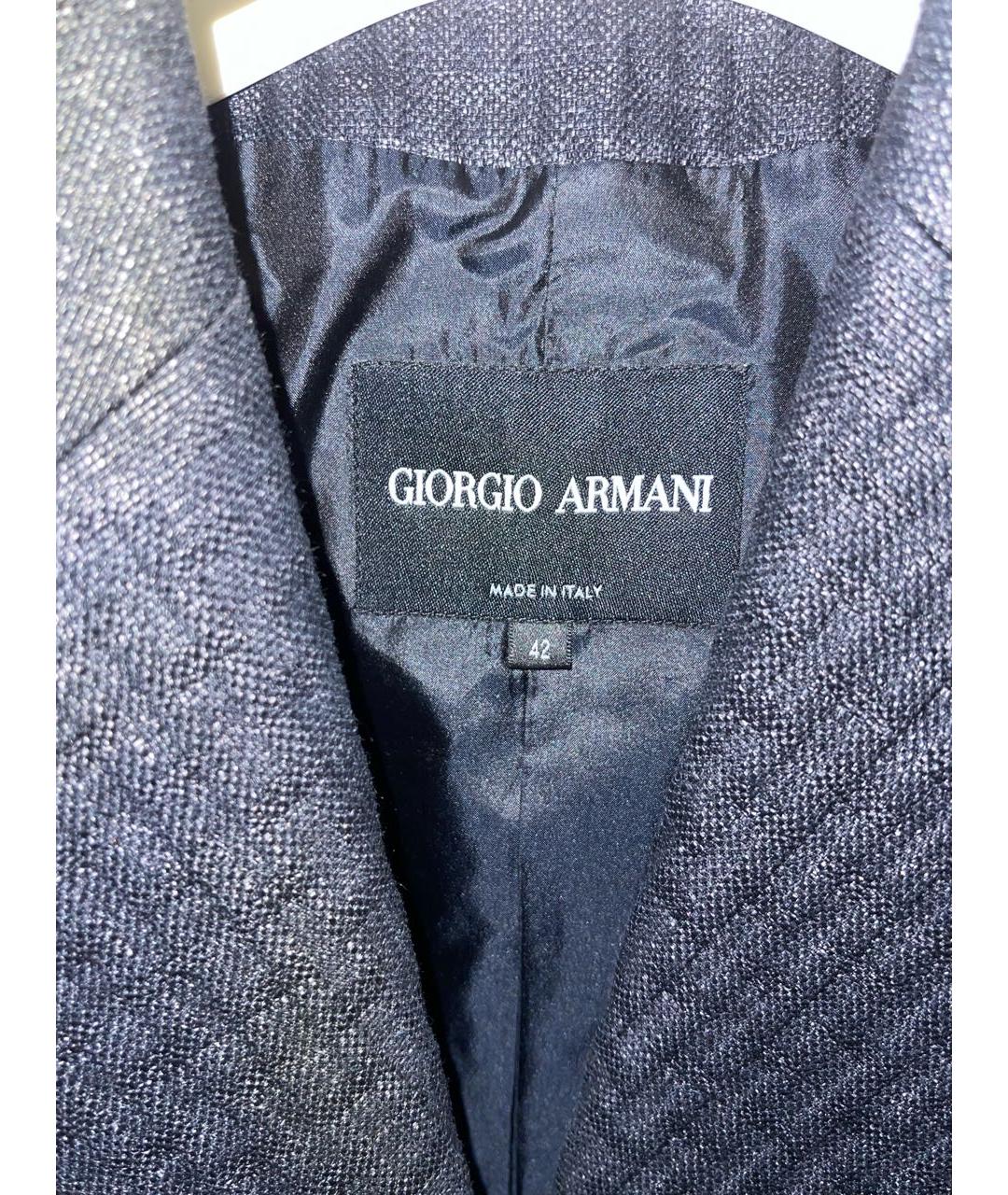 GIORGIO ARMANI Черное пальто, фото 3