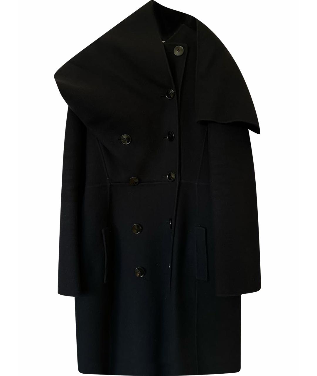 CHRISTIAN DIOR Темно-синее кашемировое пальто, фото 1