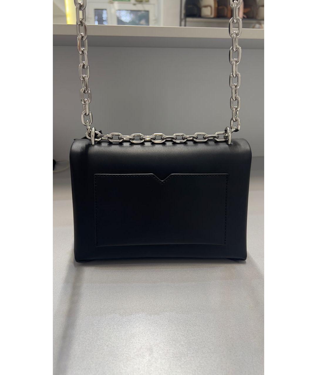 MICHAEL KORS Черная кожаная сумка через плечо, фото 3