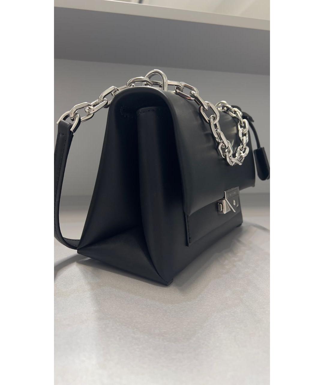 MICHAEL KORS Черная кожаная сумка через плечо, фото 2