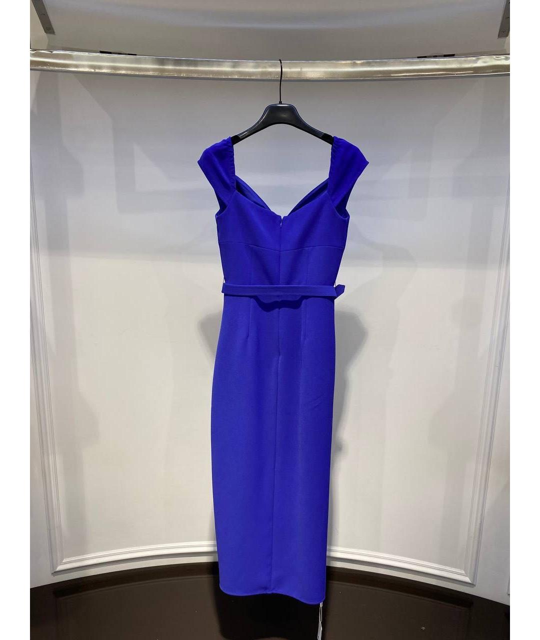 SELF-PORTRAIT Синее повседневное платье, фото 3