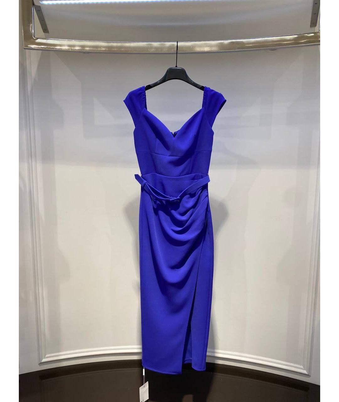 SELF-PORTRAIT Синее повседневное платье, фото 2