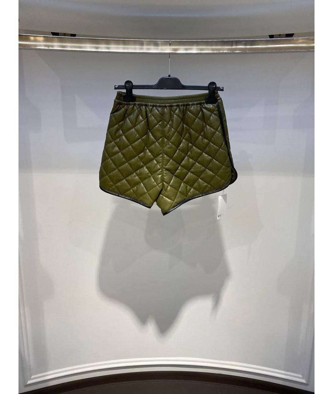 SELF-PORTRAIT Хаки шорты, фото 3