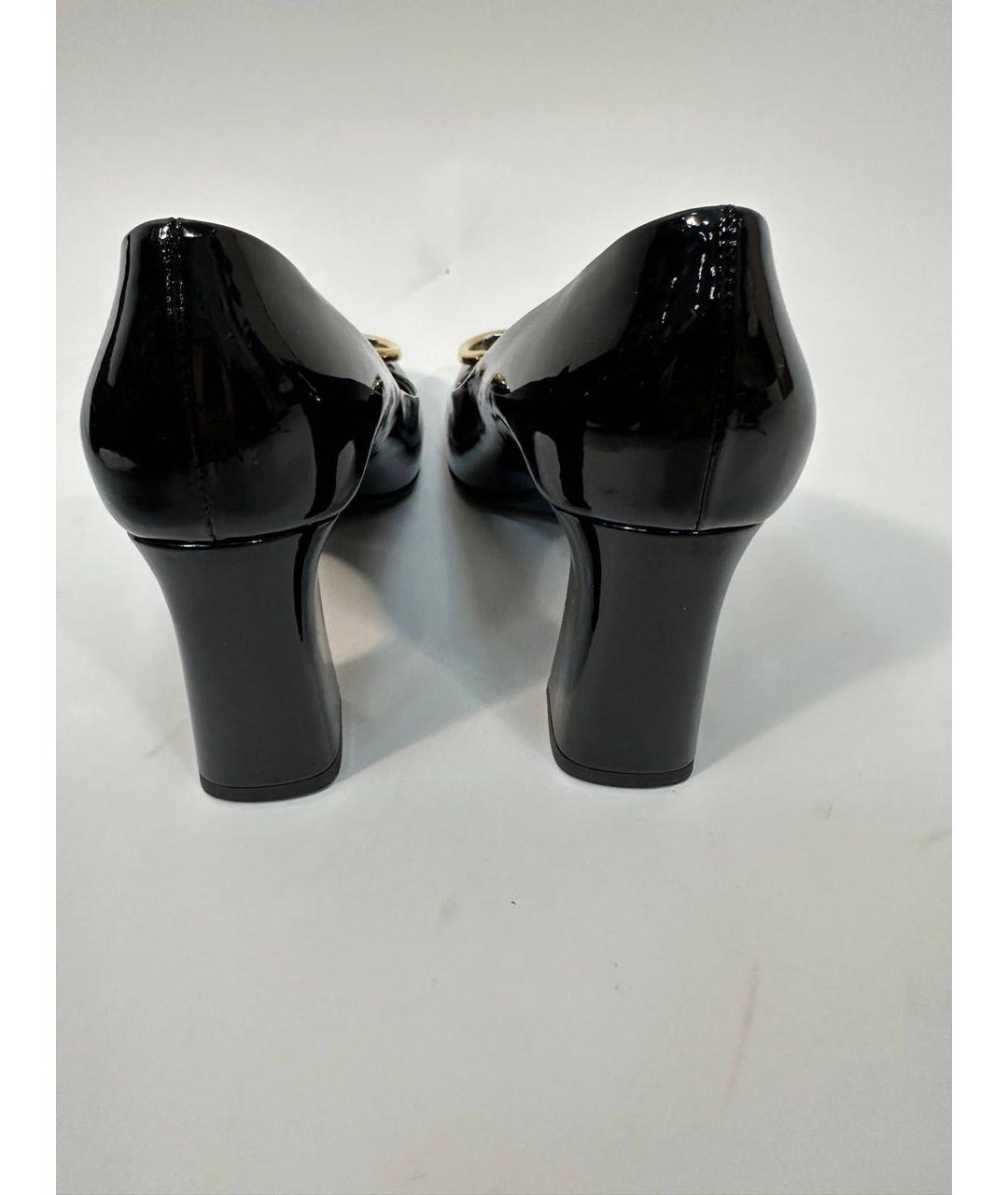 LOUIS VUITTON Черные туфли из лакированной кожи, фото 5