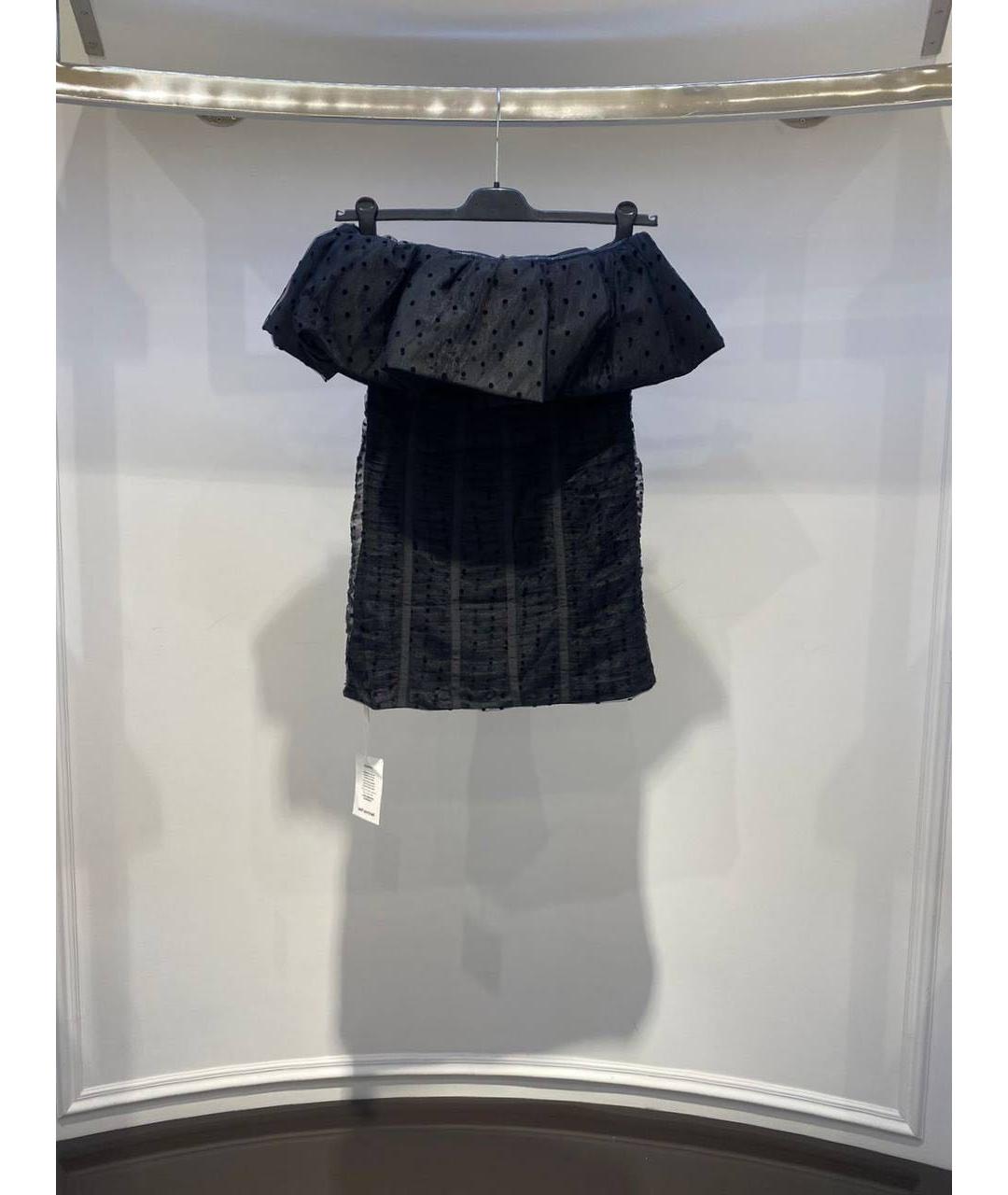 SELF-PORTRAIT Черное повседневное платье, фото 2