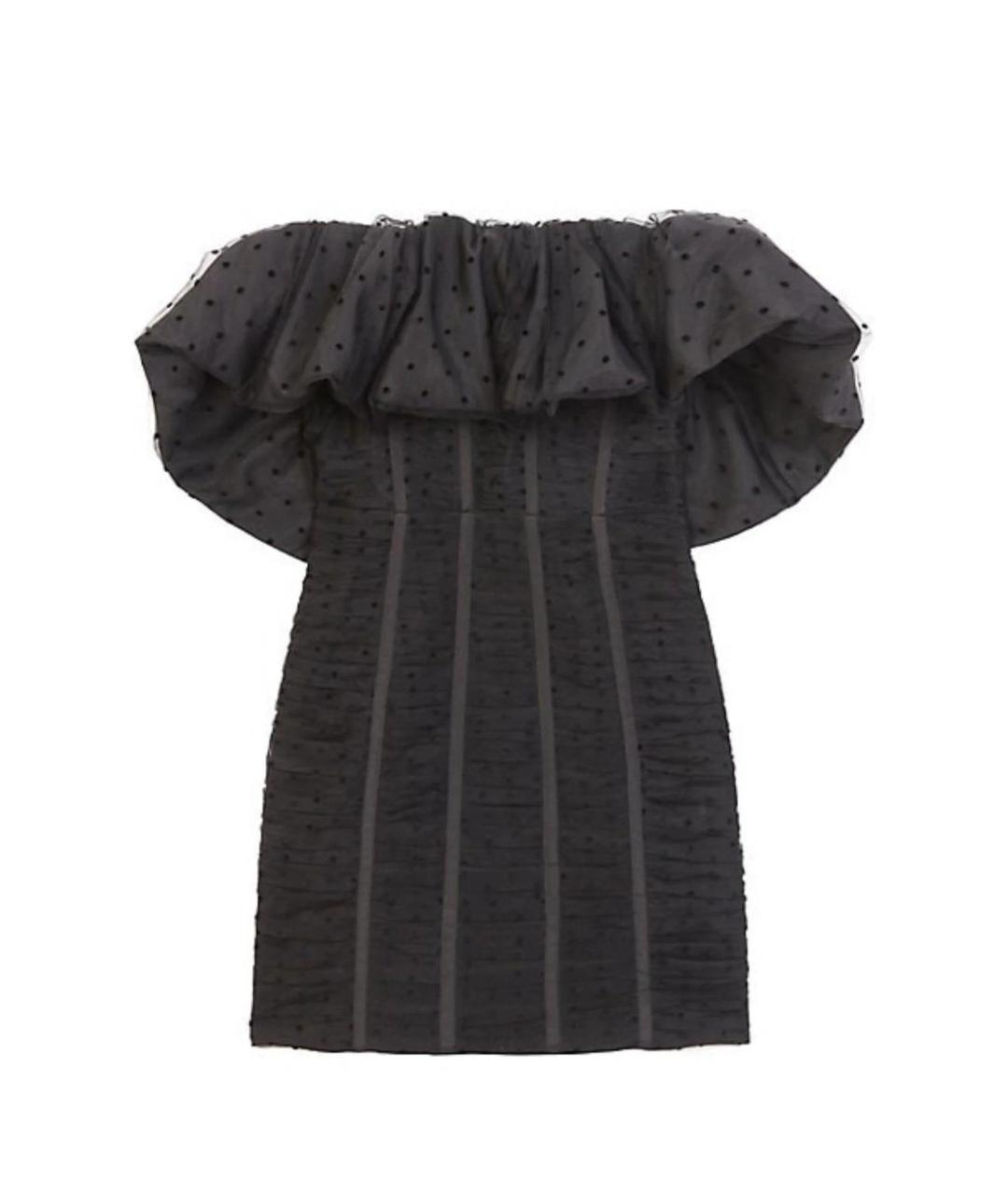 SELF-PORTRAIT Черное повседневное платье, фото 1