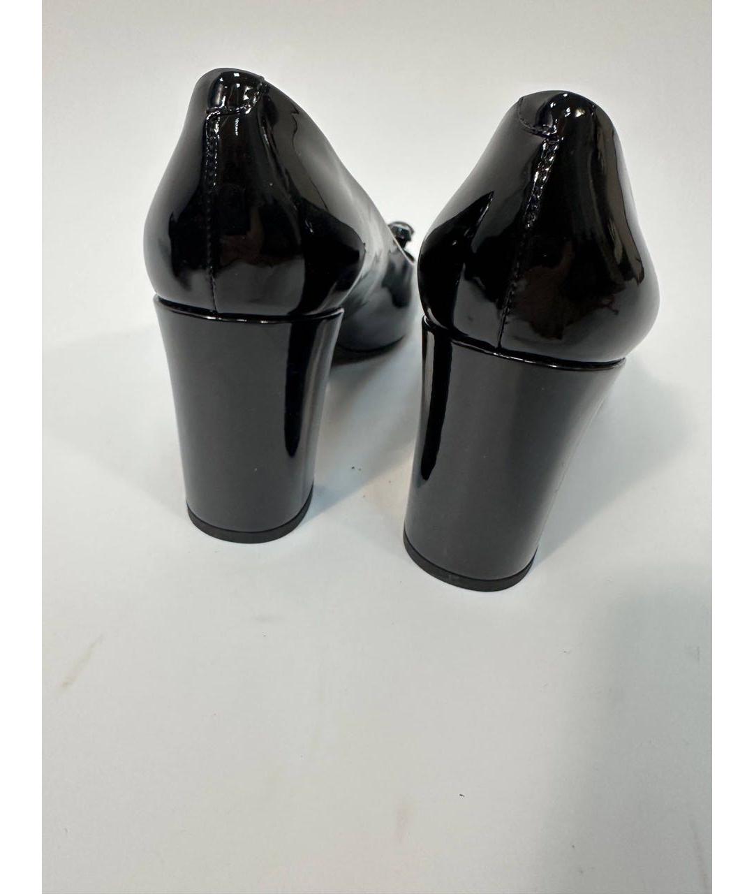 LOUIS VUITTON Черные туфли из лакированной кожи, фото 5