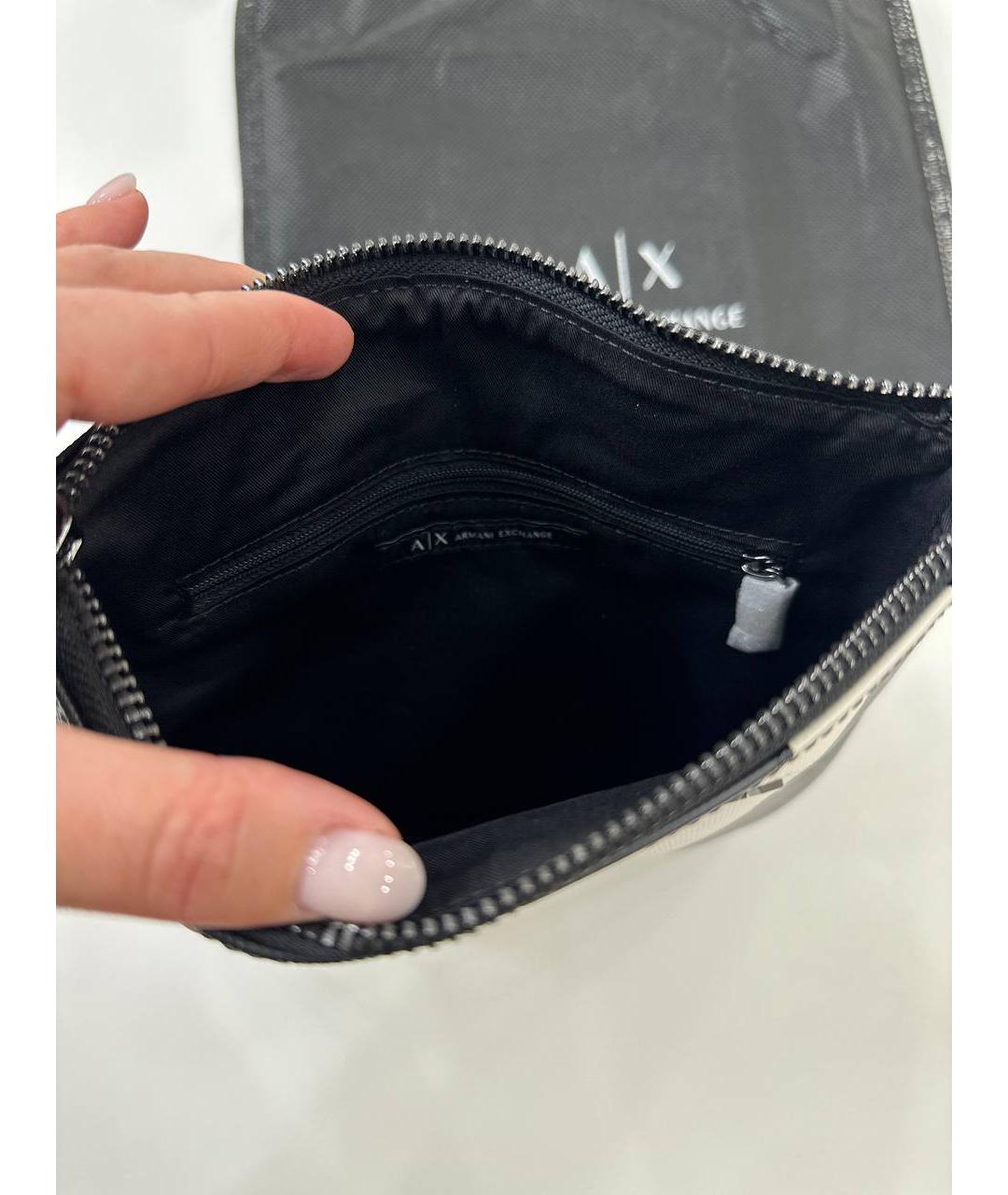 ARMANI EXCHANGE Черная сумка на плечо, фото 4