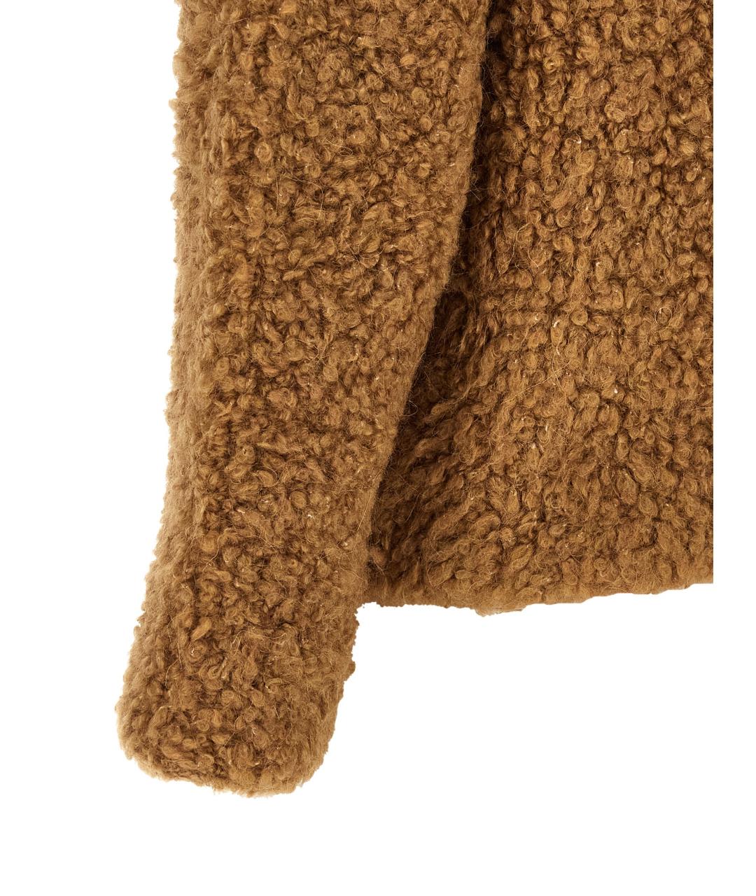 MAX MARA STUDIO Коричневый кардиган, фото 4