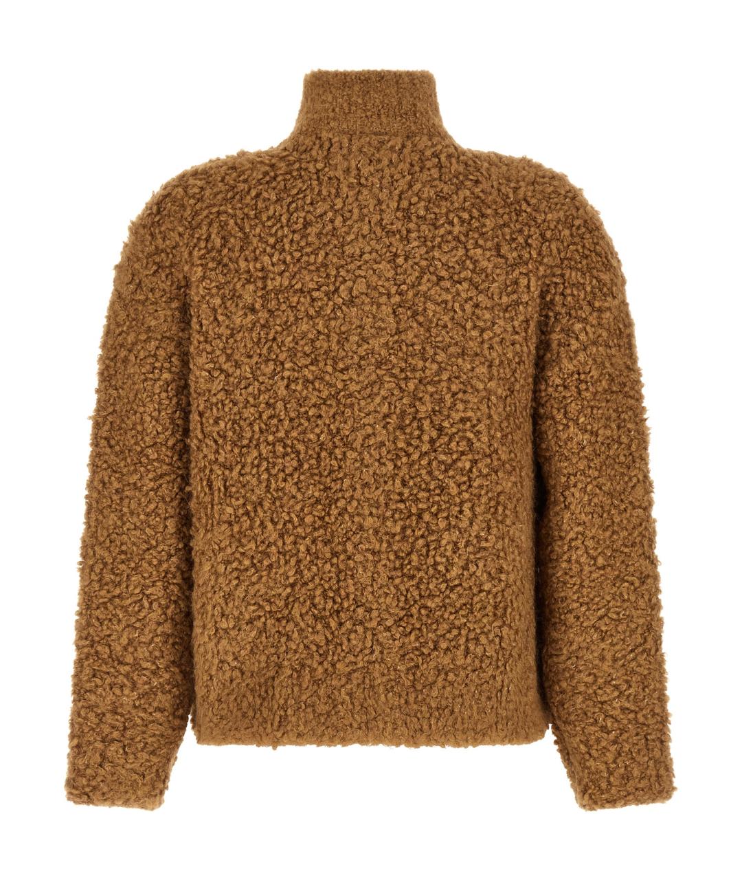 MAX MARA STUDIO Коричневый кардиган, фото 2