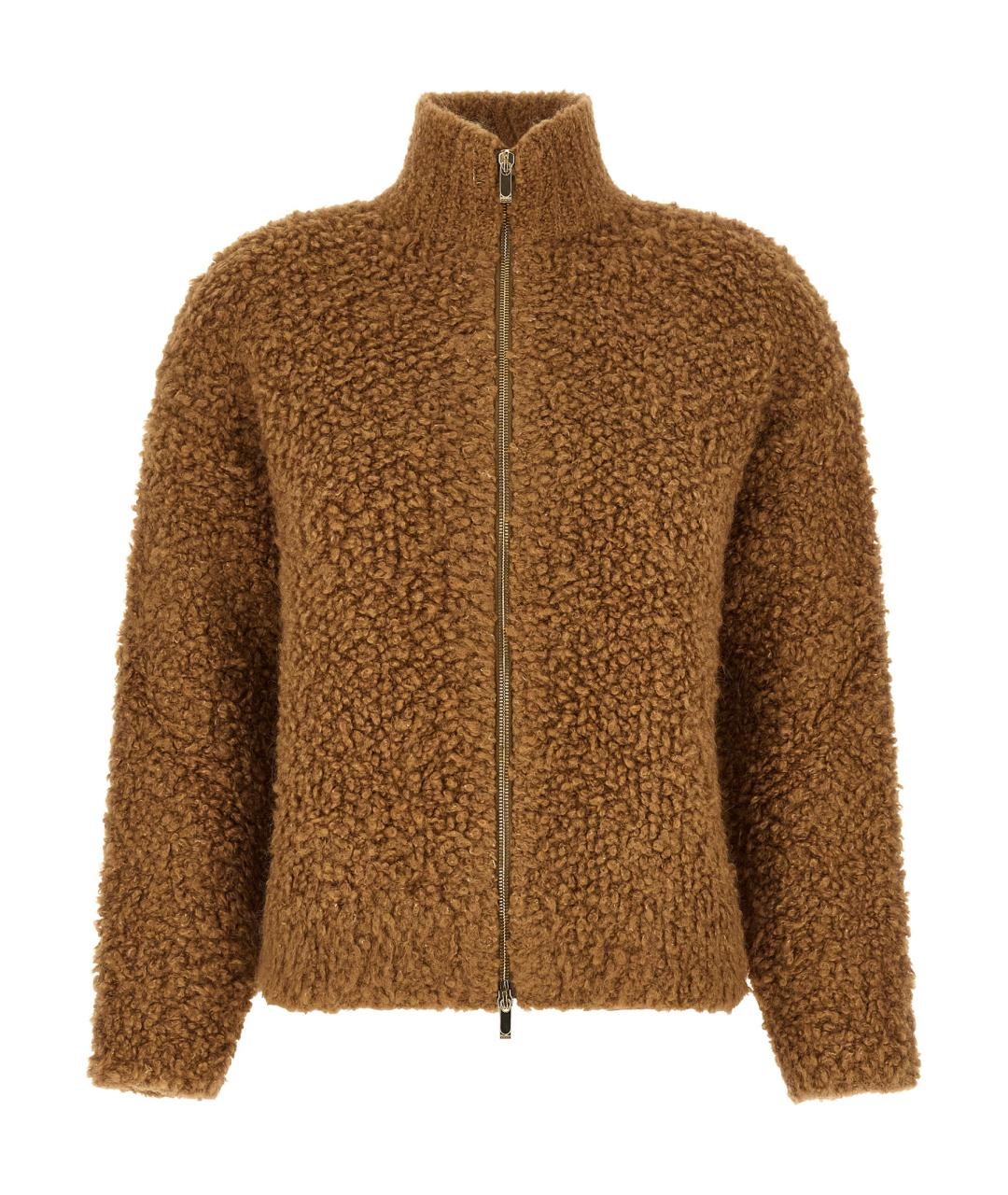 MAX MARA STUDIO Коричневый кардиган, фото 1