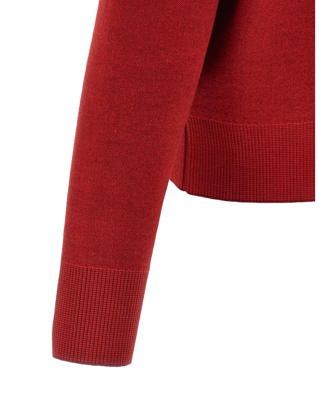 JACQUEMUS Красный шерстяной джемпер / свитер, фото 4