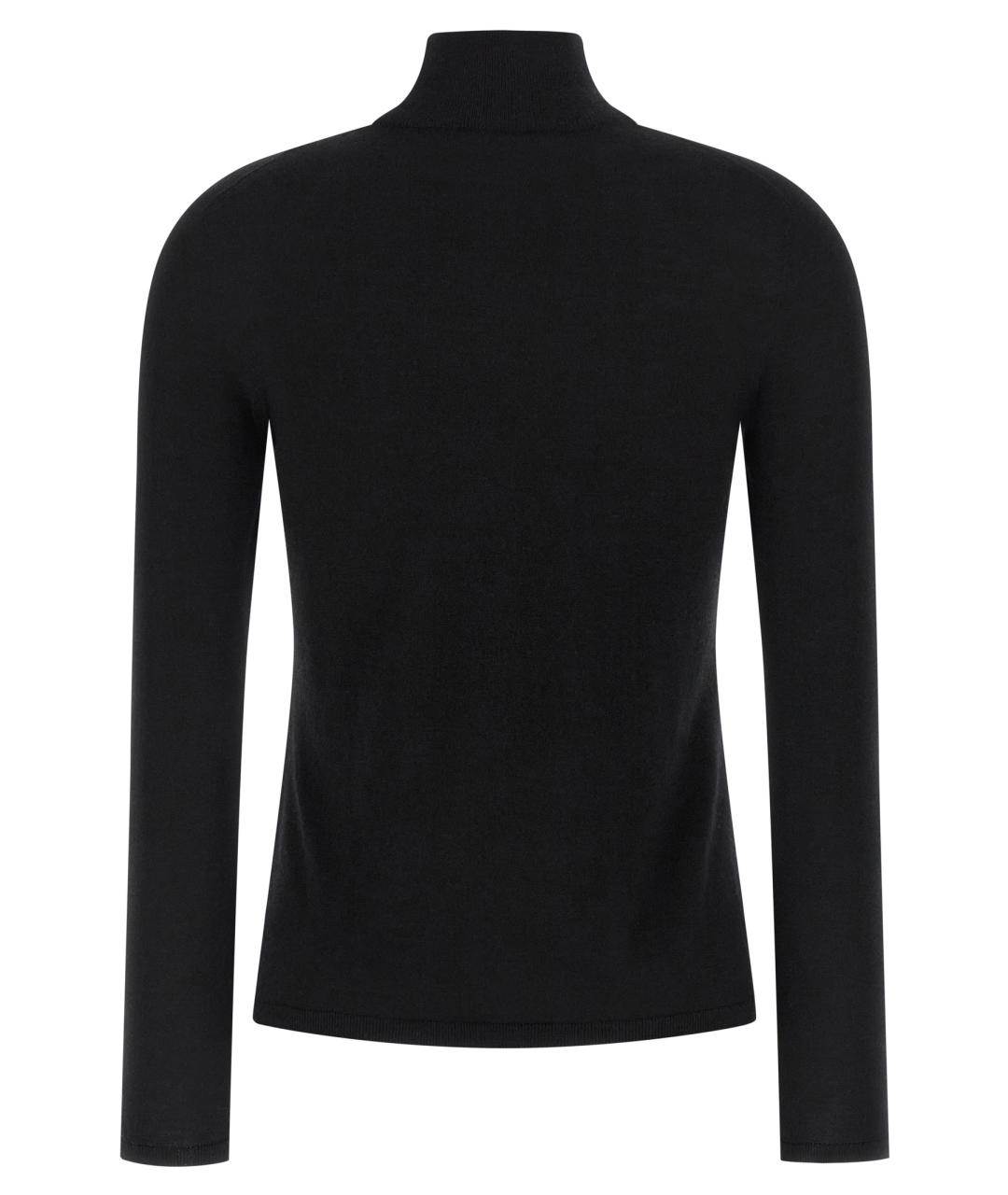 MAX MARA Черная кашемировая водолазка, фото 2