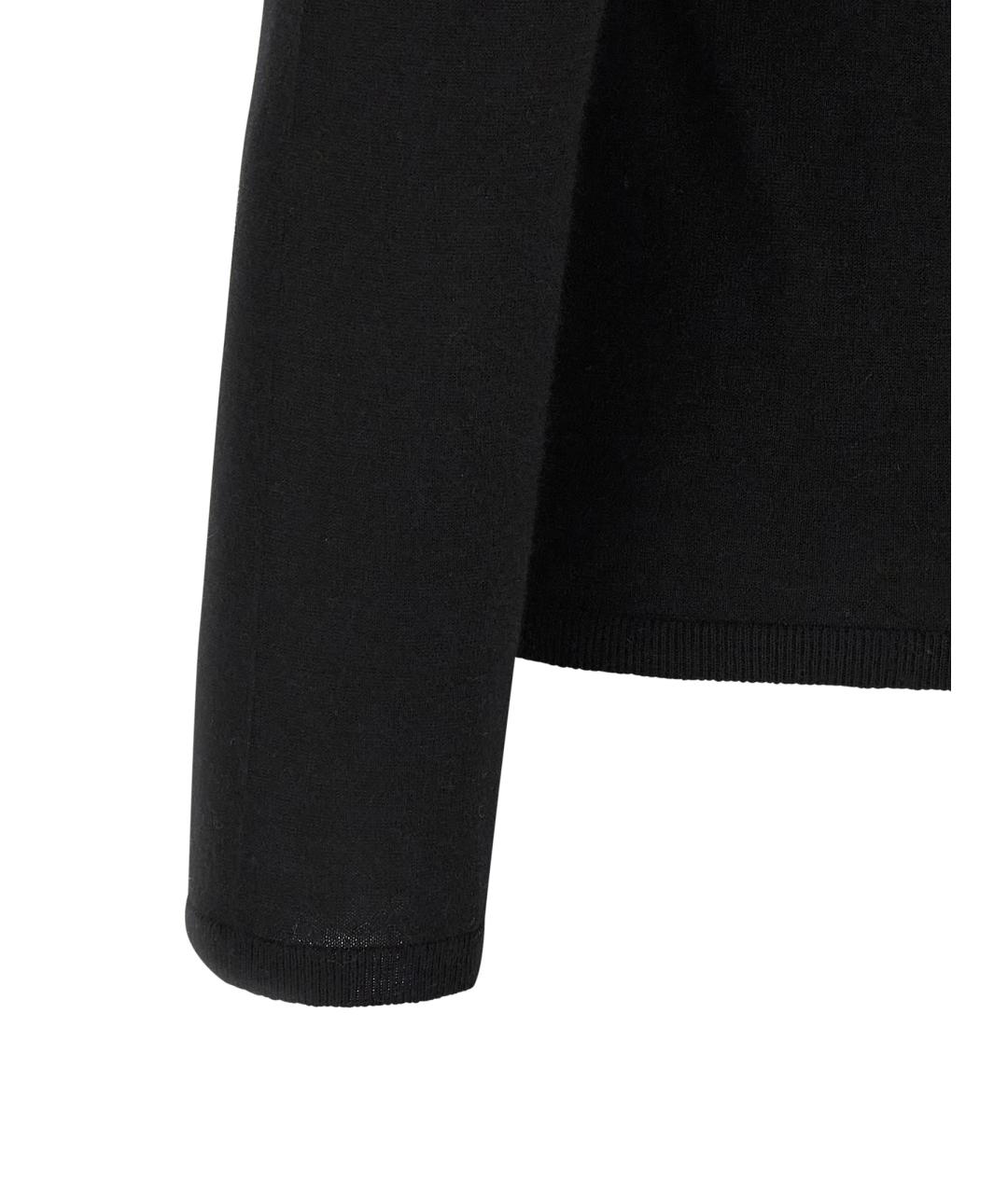 MAX MARA Черная кашемировая водолазка, фото 4