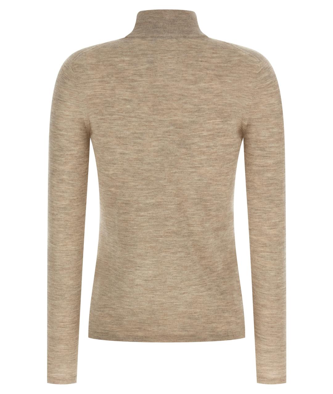 MAX MARA Бежевая кашемировая водолазка, фото 2