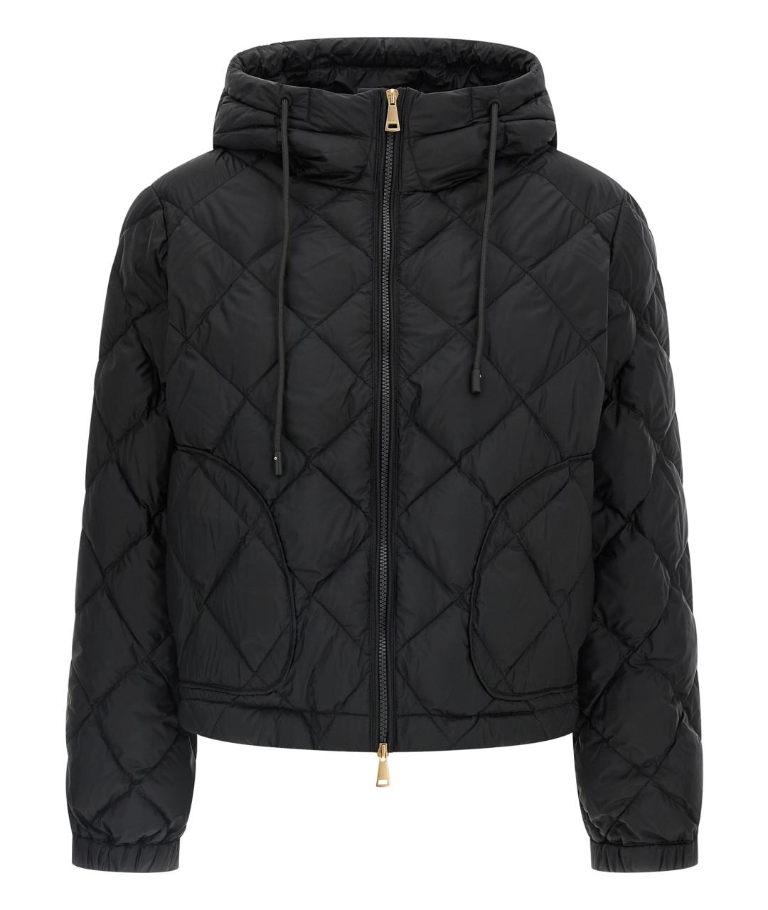 WEEKEND MAX MARA Черный полиэстеровый пуховик, фото 1