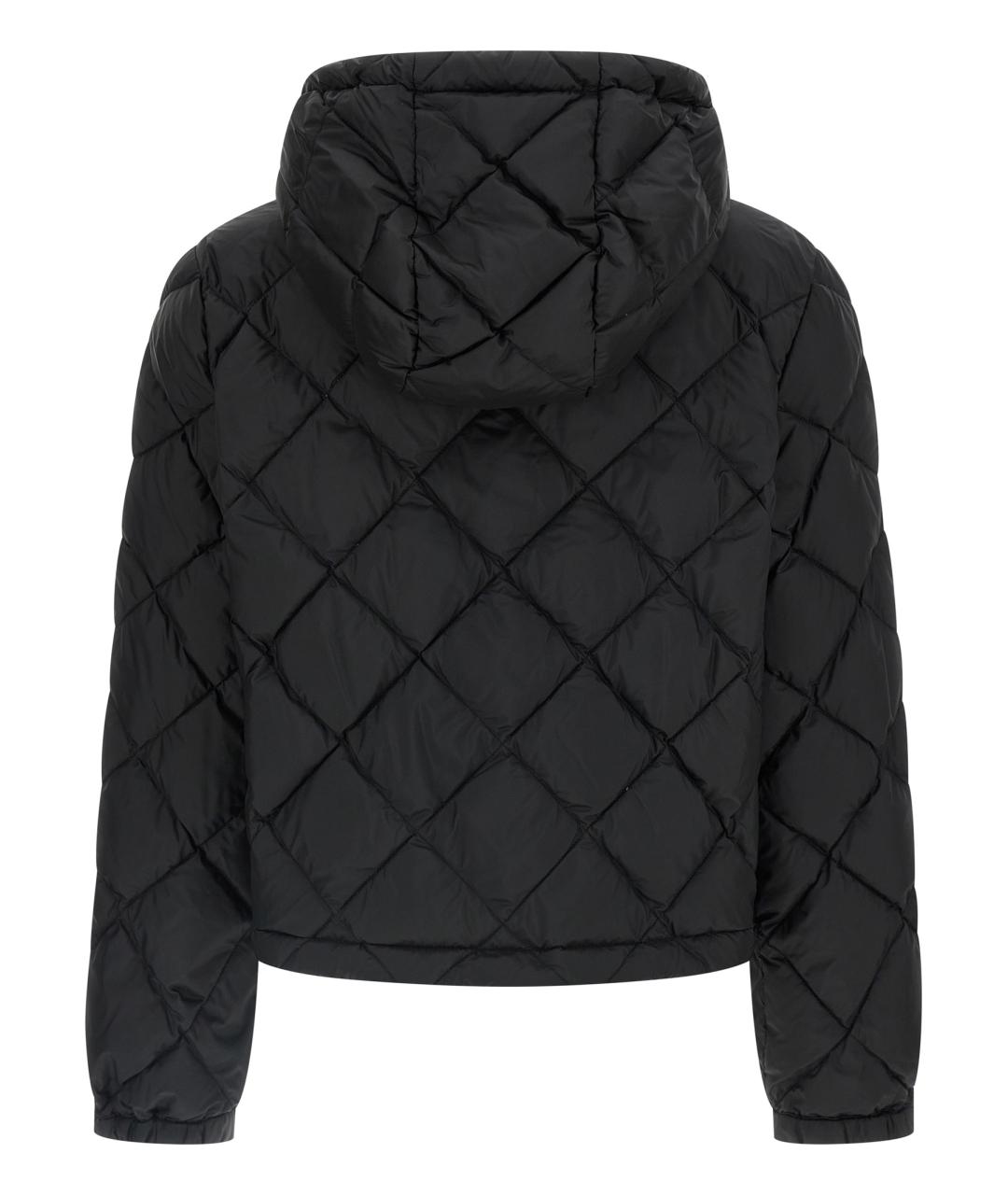 WEEKEND MAX MARA Черный полиэстеровый пуховик, фото 2