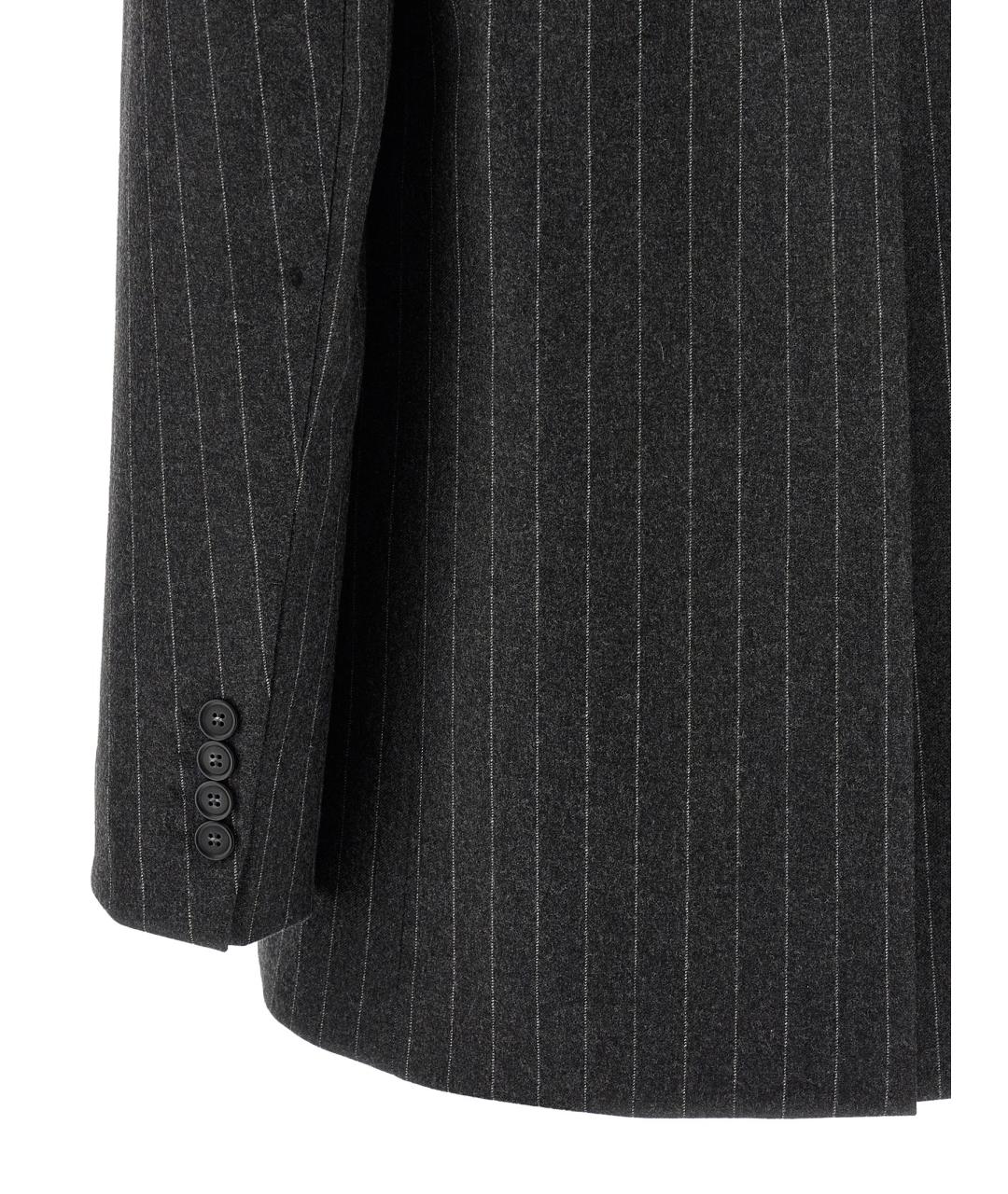 SPORTMAX Серый шерстяной жакет/пиджак, фото 4