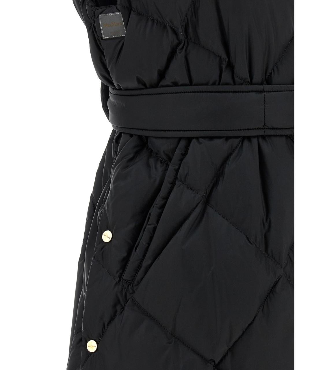 MAX MARA Черная полиамидовая жилетка, фото 4