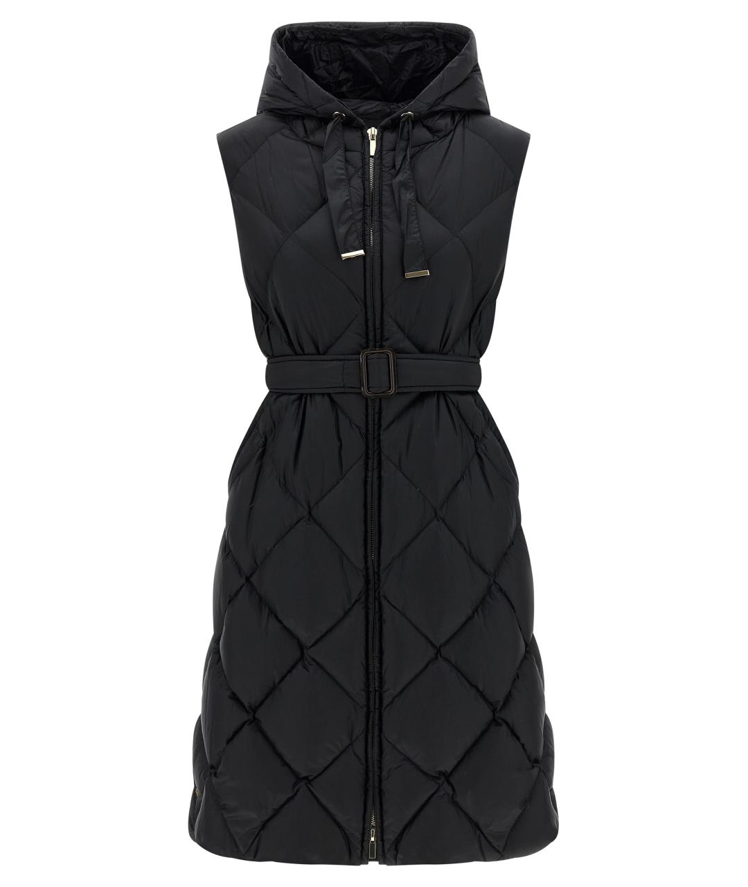 MAX MARA Черная полиамидовая жилетка, фото 1