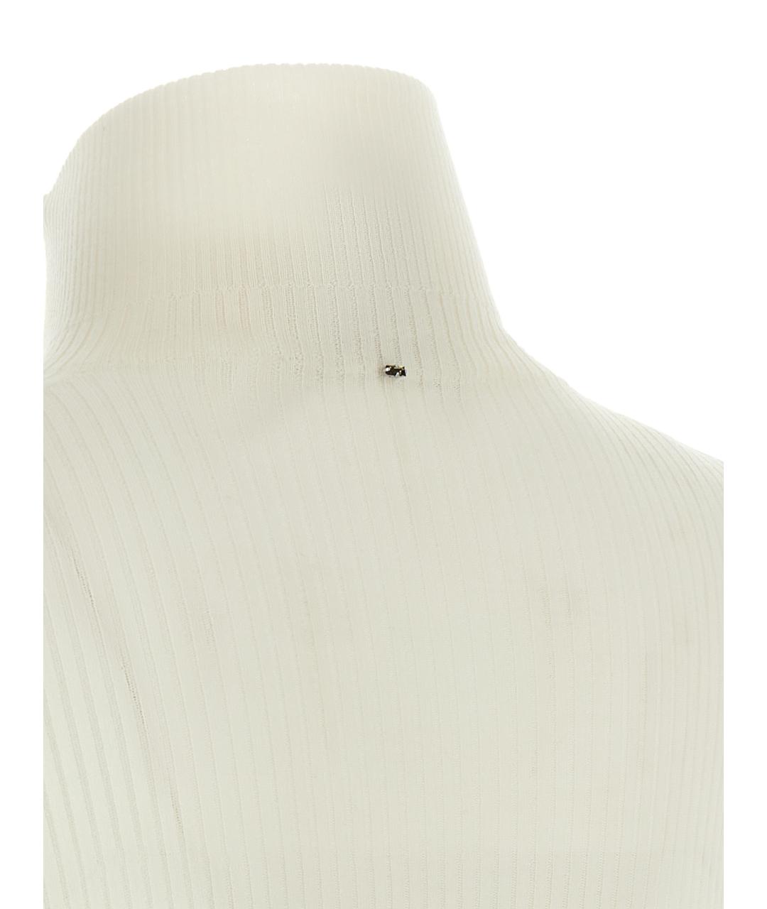 SPORTMAX Белый шерстяной кардиган, фото 4