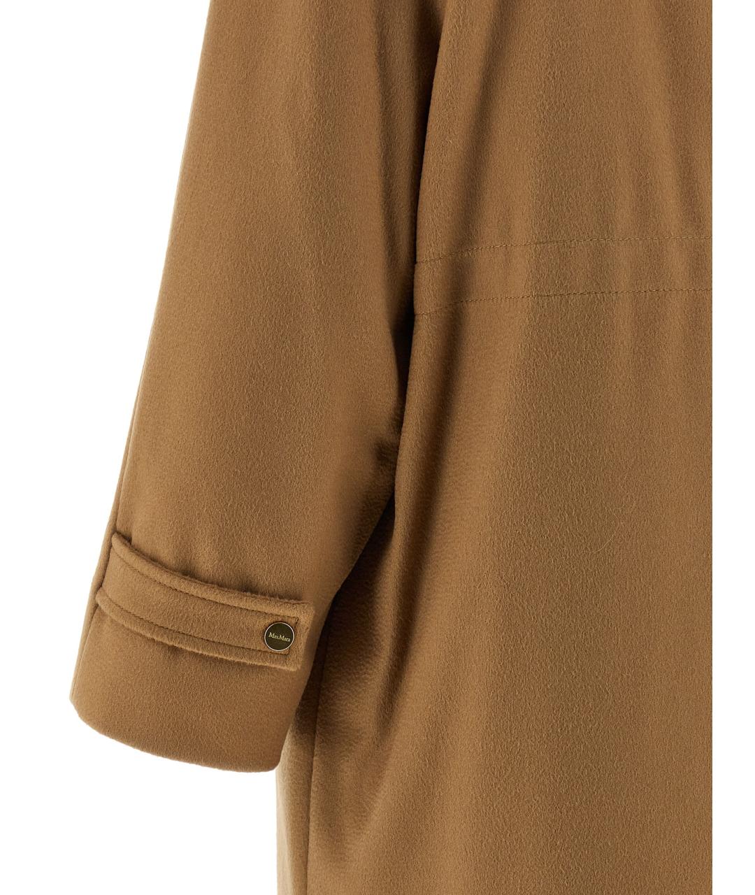 MAX MARA STUDIO Бежевая полиамидовая парка, фото 4