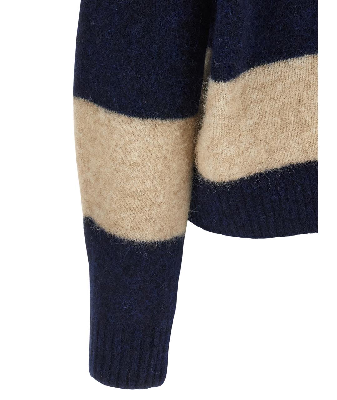 WEEKEND MAX MARA Мульти шерстяной кардиган, фото 4