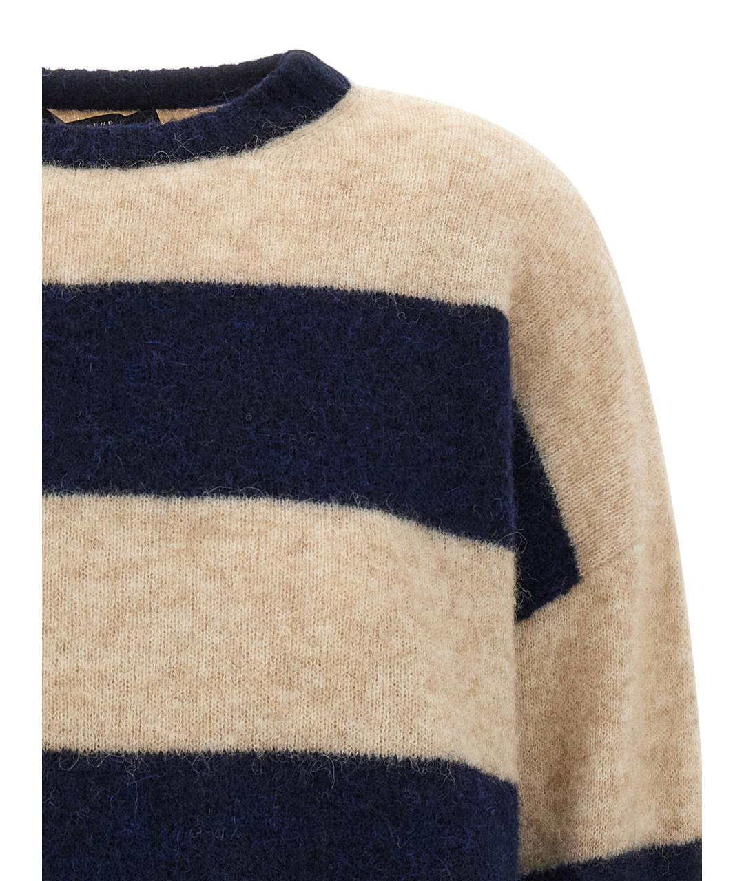 WEEKEND MAX MARA Мульти шерстяной кардиган, фото 3