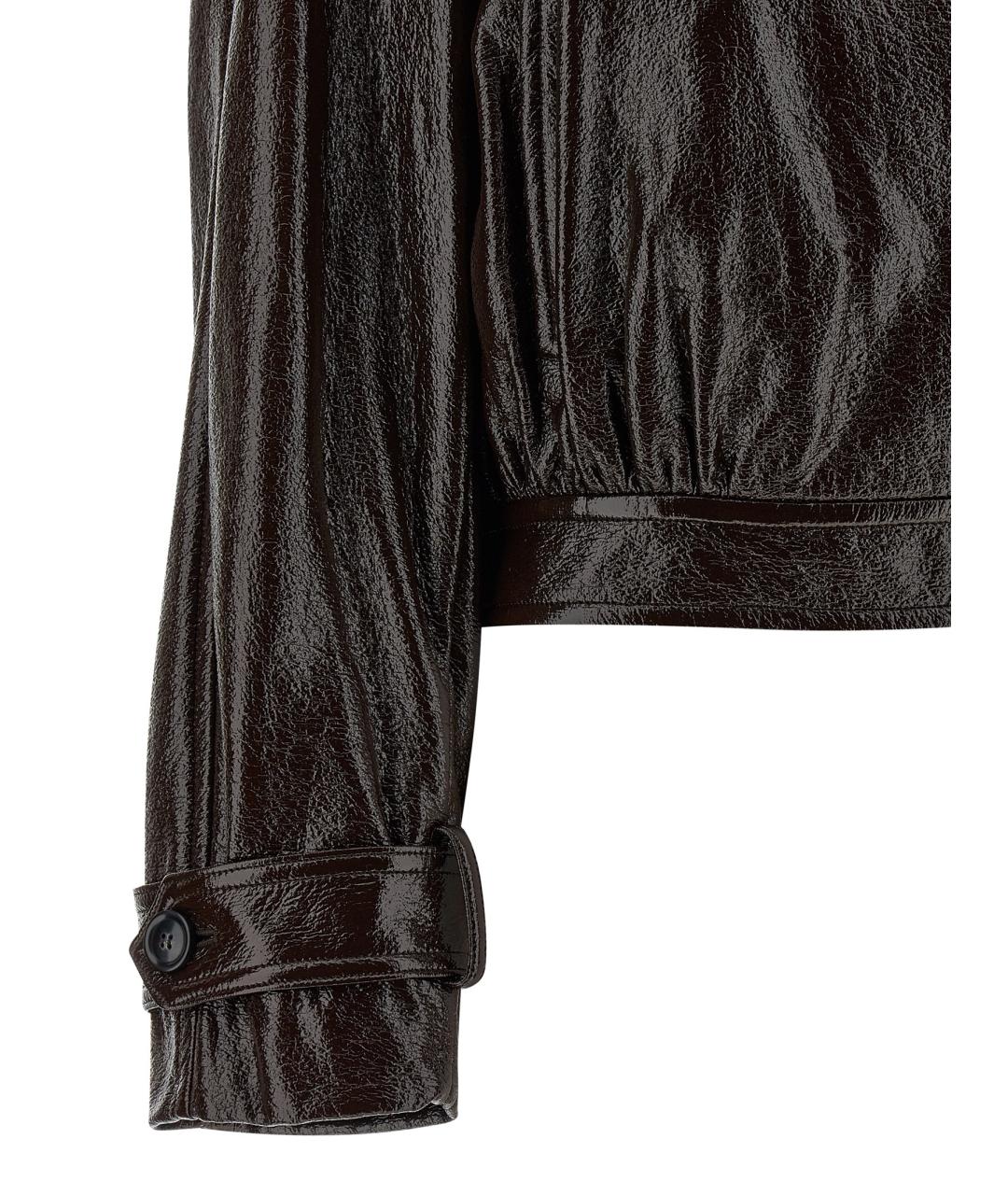 SPORTMAX Коричневая хлопковая куртка, фото 4