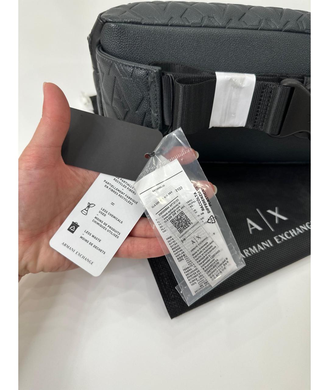 ARMANI EXCHANGE Зеленая поясная сумка, фото 8